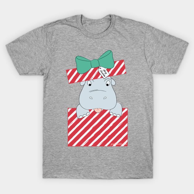 I want a Hippopotamus for Christmas © GraphicLoveShop T-Shirt by GraphicLoveShop